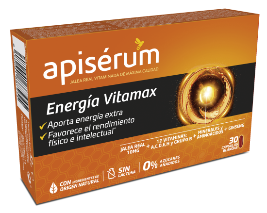 Apiserum Energia Vitamax 30 Capsules Apiserum Energia Vitamax 30 Capsules