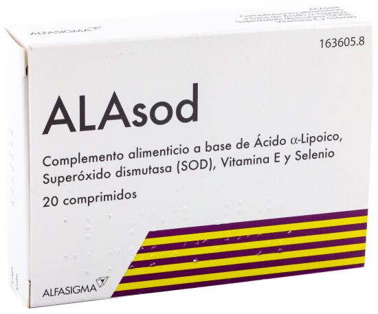Alasod 20 comprimidos Alasod 20 comprimidos