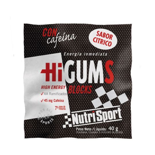 HiGums Blocks with Cafein 5 Gummies