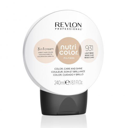Nutri Color Filters Direct coloring 931 Light beige 240 ml Nutri Color Filters Direct coloring 931 Light beige 240 ml