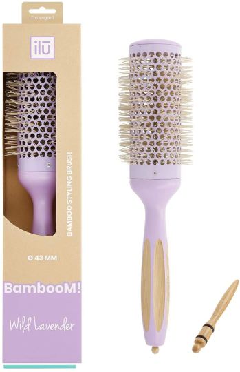 Round Bamboo Brush 43mm Wild Lavender