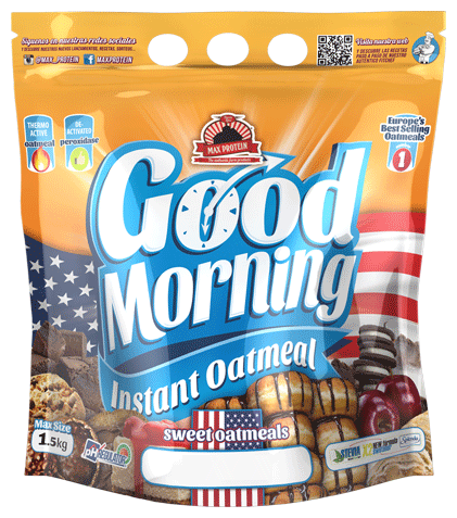 MAX Protein Harina avena good morning instant 1.5 kg