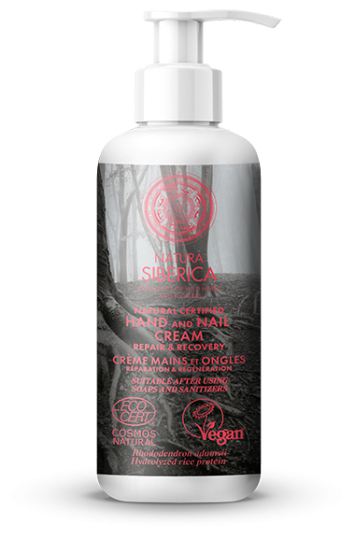 Natura Siberica Crema de manos y u&ntilde;as reparaci&oacute;n y recuperaci&oacute;n 250 ml