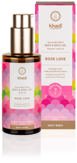 Khadi Aceite corporal ayurveda rosa regenerante